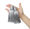 Fenghuangwu 2pcs Tassel Charms Polyester Key Tassels with Loop,DIY Handmade Craft Accessories of Home and Furniture Decoration (Silver)...