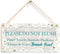 Please DO NOT Flush Paper Towels, Sanitary Products, Tissues & Wipes. Thank You! - Warning Notice for Septic Tank Toilet Small Plaque for W.C 10"x...