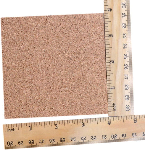 YYaaloa 24 Pcs Self-Adhesive Mini Squares Backing Cork Tiles Sheets 4"x 4" for DIY Coasters and DIY Crafts Cork Board Squares, Cork Tiles, Cork Ma...