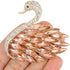 EVER FAITH Women's Austrian Crystal Elegant Swan Feather Animals Pendant Brooch...