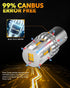 OXILAM Turn Signal Light 1156 LED Bulbs Amber Yellow 2200K Extremely Bright BA15S 1141 1003 7506 LED Bulbs with High Power 12pcs 3020SMD Chipsets,...