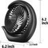 Small Rechargeable Fan, Portable Usb or Battery Fan, 3600mah Small Desk Fan, 8-24Hours Working, 3 Speed & Keep Quiet, 3.28Ft Charging Cord(Pink)...