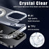 Crystal Clear iPhone 14ProMax Case Magnetic Ring Holder Compatible with MagSafe Invisible Kickstand Shockproof Military Grade Drop Protection Tran...