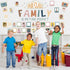 52 Pcs Picture Frame Bulletin Board Decor for Classroom Our Class Is a Family Bulletin Board Set Word Wall Bulletin Board Set for Teachers Chalkbo...