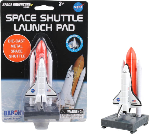 Daron Space Mission Toy Set Space Shuttle on Launch Pad, Authentic Spacecraft Representation, Individually Packaged Playsets...