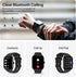 Smart Watch for Men Women (Answer/Make Calls/AI Voice Control) 1.91" for Android Phones iPhone Samsung Compatible IP68 Waterproof/Heart Rate/Sleep...