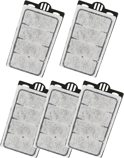 5 Pack Auqarium Filter Cartridges, Auqarium Filter Replacement Plates, Turtle Tank Filter Sponges, Suitable for 3.5W 280L/H Low-Water Filter...