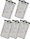 5 Pack Auqarium Filter Cartridges, Auqarium Filter Replacement Plates, Turtle Tank Filter Sponges, Suitable for 3.5W 280L/H Low-Water Filter...
