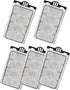 5 Pack Auqarium Filter Cartridges, Auqarium Filter Replacement Plates, Turtle Tank Filter Sponges, Suitable for 3.5W 280L/H Low-Water Filter...