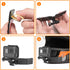 Motorcycle Helmet Chin Mount Kits with Adhesive Curved Pads Compatible with GoPro Hero 12, 11, 10, 9, 8, 7, (2018), 6 5, Hero Black, Session, Xiao...