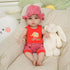 Full Silicone Doll Clothes Outfits for 17.7"- 18.5", Reborn Baby Doll Qute Suit Accesories Set - Newborn Girl Boy Baby Clothing Gifts Set - RedEle...
