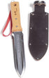 Nisaku NJP651 Hori Weeding & Digging Knife-Hardened HRC58 Edition, Authentic Tomita (Est. 1960) Japanese Stainless Steel, 7.25" Blade, Wood Handle...