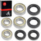 Front Wheel Bearing & Seal For YAMAHA Banshee Warrior 350 1988-2006 Bear Tracker Big Bear Bruin 250 2001-2009 YFZ450 W V R RSE...