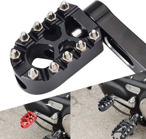 Goldfire MX Chopper Bobber Style Shift Lever Foot Peg, Anti-Skid Gear Knurled Motorcycle Shifter Peg For HD Touring Softail Sportster Dyna Street ...