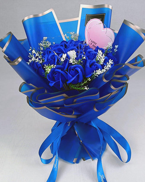 WAFJAMF 20 Sheets Flower Wrapping Paper, Golden Edge Waterproof Flower Bouquet Paper, Florist Supplies Packaging Paper for Wedding Birthday Gift D...