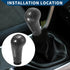 5 Speed Manual Gear Shift Knob for Chevrolet Spark 2011-2016 / Front Automotive Gearbox Stick Shifter Lever Knob Durable Plastic / 1 Pcs Black...