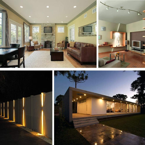 MR16 LED 12V Bipin Bulb 3000K Warm White 50W Halogen Replacement GU5.3 5W 450lm 40 Degree Flood Beam Angle for Landscape and Track Lighting 10-Pac...