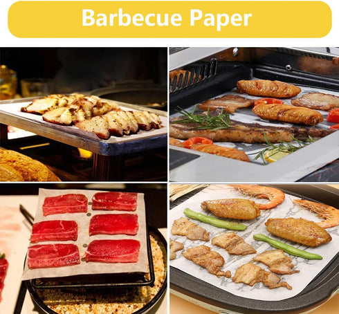 50 PCS 8 x 8 Inch Parchment Paper Baking Sheets for Cookies, Food Basket Liners, Air Fryer, Grilling Rack, Oven Non-Stick Precut Wax Paper Sheets ...