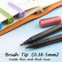 Dyvicl Metallic Brush Marker Pens - Metallic Pens Art Markers for Calligraphy, Brush Lettering, Black Paper, Rock Painting, Card Making, Scrapbook...