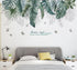 Tropical Leaves Wall Decals Removable Jungle Green Palms Tree Plant Wall Stickers for Living Room Kids Room Bedroom Playroom Decor...
