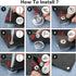 TLKKUE 120 Sets Leather Snap Fasteners Kit, Snap Buttons with Rubber Hammer, 10mm Metal Snap Buttons Press Studs with 4 Setting Tools, 6 Color Lea...