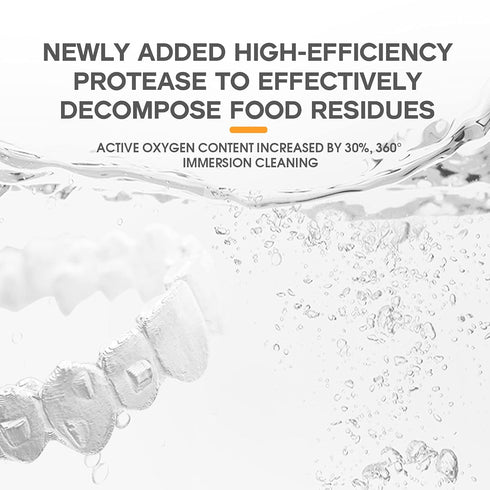Retainer Cleaner & Denture Cleaning Tablets for Mouth Guard Cleaner, Fresh Apple Flavor (120 Count?...