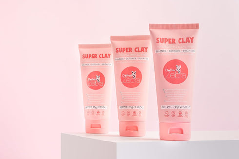 Super Clay Face Mask, 2.7 oz - With Kakadu Plum, Magnesium, Zinc and Silica - Nourishing Face Mask - Clay Mask for All Skin Types...