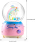 Unicorn Snow Globe for Kids, VECU Snow Globe with Music Perfect Unicorn Music Box for Girls, Granddaughters Babies Birthday ( Manual Snow Drift)...
