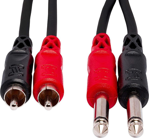 HOSA CPR203 Dual 1/4" to RCA, 3 Meters (9.9 ft)...