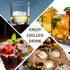 Large Ice Cube Tray for Whiskey: FDDBI Big Square Ice Cube Maker for Cocktail - 2Pack Silicone Old Fashioned Ice Cube Trays - 2inch Huge Cubed Ice...
