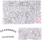 1400Pcs Letter Beads with 400Pcs Number Beads, Round Letter Beads 4x7mm Acrylic Alphabet Beads and Number Beads, Friendship Bracelets Jewelry Maki...
