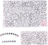 1400Pcs Letter Beads with 400Pcs Number Beads, Round Letter Beads 4x7mm Acrylic Alphabet Beads and Number Beads, Friendship Bracelets Jewelry Maki...