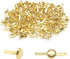 200pcs Gold Split Pins Round Scrapbooking Brads Split Pins Paper Fasteners Brads for Craft Art Crafting School Project Decorative Scrapbooking DIY...