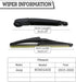 Rear Wiper Arm Blade Nut for Replacement for Jeep Renegade 2015-2021,Rear Wiper Cover Accessories Assembly, Wiper Cap Set for Back Windshield Wind...