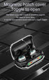 True Wireless Earbuds, 2024 Bluetooth Headphones 5.3 Earbuds, Waterproof Touch Control Ear Buds in-Ear Built-in Mic, with LED Power Display, IP7 W...