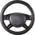 Car Pass Classical Leather Automotive Universal Steering Wheel Covers,Universal Fit for Suvs,Trucks,Sedans,Cars,Vans,14.5-15inch Anti-Slip Safety ...