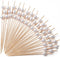 PuTwo Cocktail Toothpicks 300 Counts Cocktail Picks Handmade Natural Bamboo Cocktail Sticks Eco-Friendly Appetizer Skewers for Cocktail Appetizers...