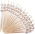 PuTwo Cocktail Toothpicks 300 Counts Cocktail Picks Handmade Natural Bamboo Cocktail Sticks Eco-Friendly Appetizer Skewers for Cocktail Appetizers...