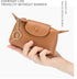 Women's Leather Coin Purse with KeyChain, Small Leather Pouch with Zipper for Women Fashionable Wallet Leather Classic Money Bag(Black), US-Bag-02...