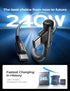 AINOPE 240W USB C to USB C Cable 6.6ft, C to C Type Fast Charging Cable for MacBook&iPad Pro, Samsung S23/22/21/20, Black...