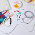 4000pcs White Clay Beads Bracelet Making Kit, 6mm Flat Round Polymer Clay Beads Spacer Heishi Beads for Jewelry Making Earring Necklace...