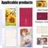 MUQING 30 Pack 120 Pockets Seed Packet Binder Sleeves, Garden Seed Storage Organizer Pages for 3 Ring Binder, Slot Size 3.5"x 5.5", Sleeves for Se...