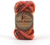 Earth Maker 10 Pack (Skeins) 100% Wool Slub Super Bulky Yarn Each Skein 1 oz (30g) 16 Yards, Sunset Orange......