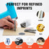 Tlimus 12pcs Flower Theme Metal Stamps, 3MM (1/4”) Metal Stamping Tools DIY Arts and Crafts Supplies Stamping Accessories, Leather & Wood Stamps...
