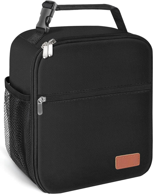 Lunch Box for Men & Women Durable Lunch Bag for Adults Reusable Small Lunchbox Black...