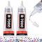 B-7000 Craft Glue for Jewelry Making - 25ml/0.84oz (2 Pack) - Multi-Function B-7000 Super Adhesive Glues Liquid Fusion Glue for Rhinestones Crafts...