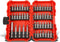 DNA Motoring TOOLS-00080 47 Piece CRV Magnetic Bit Holder & Set, 60mm Extension Bar Bit Set with Durable Case, 1 Kit, Red...