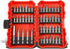 DNA Motoring TOOLS-00080 47 Piece CRV Magnetic Bit Holder & Set, 60mm Extension Bar Bit Set with Durable Case, 1 Kit, Red...