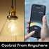 Geeni Smart Light Bulb - Alexa and Google Home Compatible, Amber LED Programmable and Dimmable Wifi Light Bulb, App Controlled (G25-2 Pack)...
