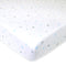 American Baby Company 100% Natural Cotton Fitted Crib Sheet 52" x 28" - Soft, Breathable, Hypoallergenic & Gentle Toddler Bed Sheet, Blue Stars an...